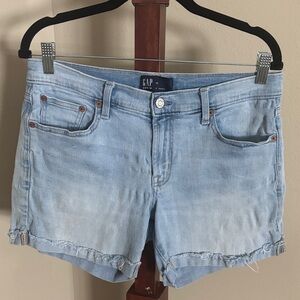 GAP Women's Faded Blue Jean Shorts